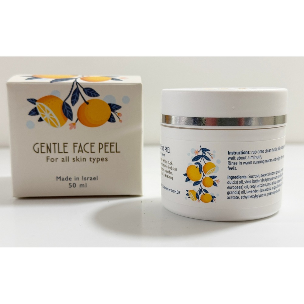 Alma'Soap Gentle Face Peel Mask‎ Unisex 50ml White Citrus All Natural Handmade